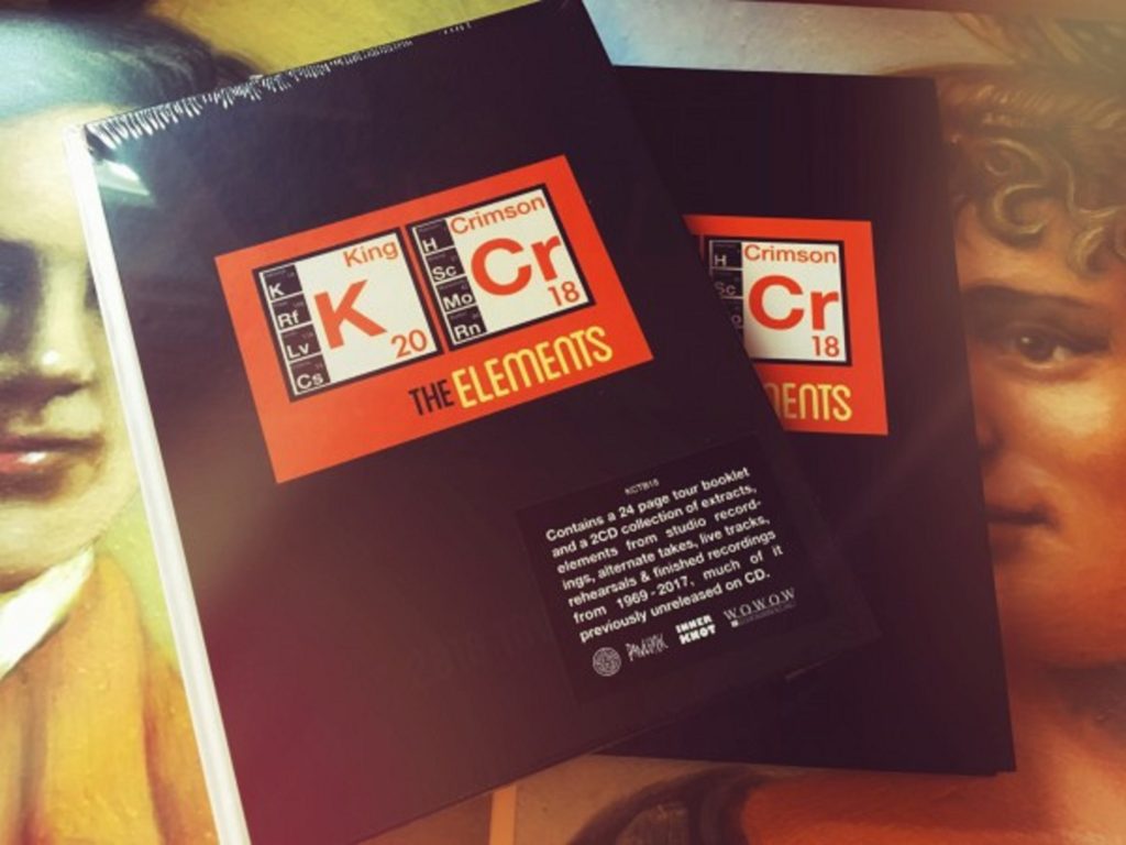 King Crimson & The Elements Tour Box 2018" 2CD Set Now Available!