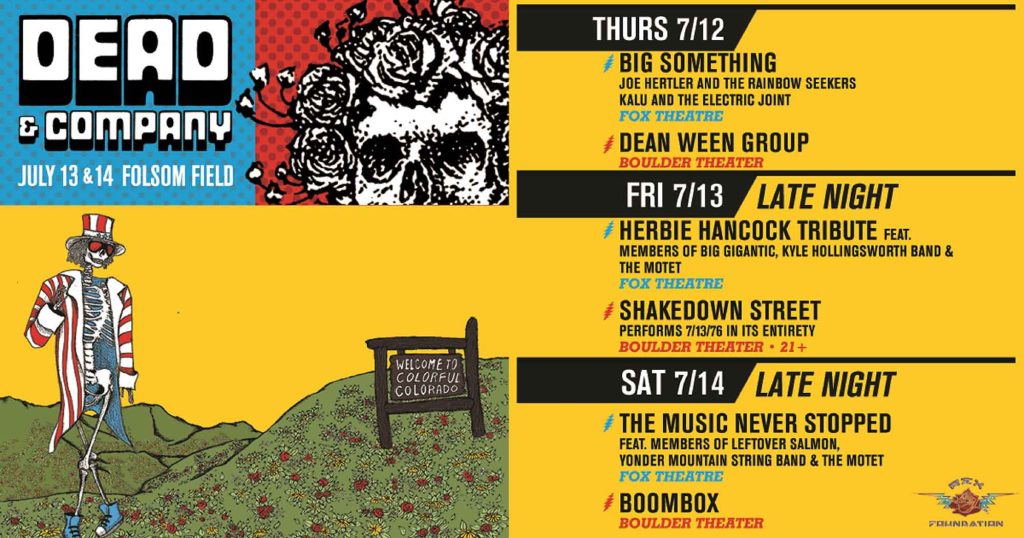 Dead & CO Pre & After-Parties @ The Fox