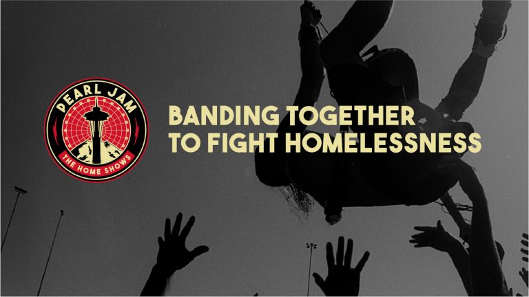 Band together with Pearl Jam to fight homelessness