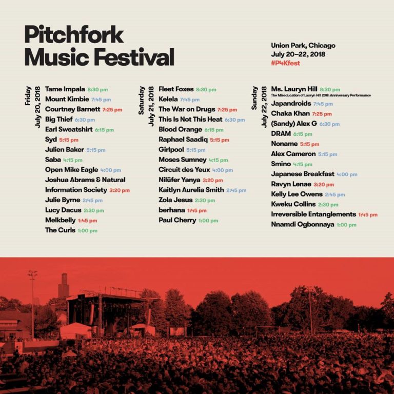 Pitchfork Music Festival 2018 | Preview