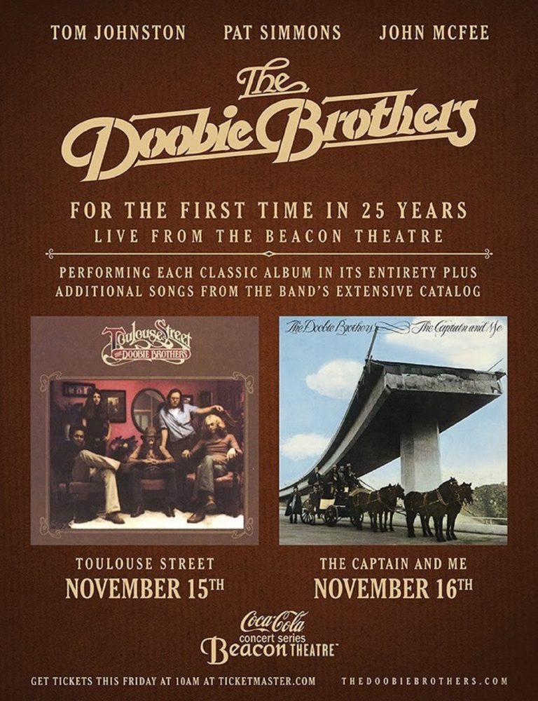 The Doobie Brothers Announce Historic Full-Album Performances