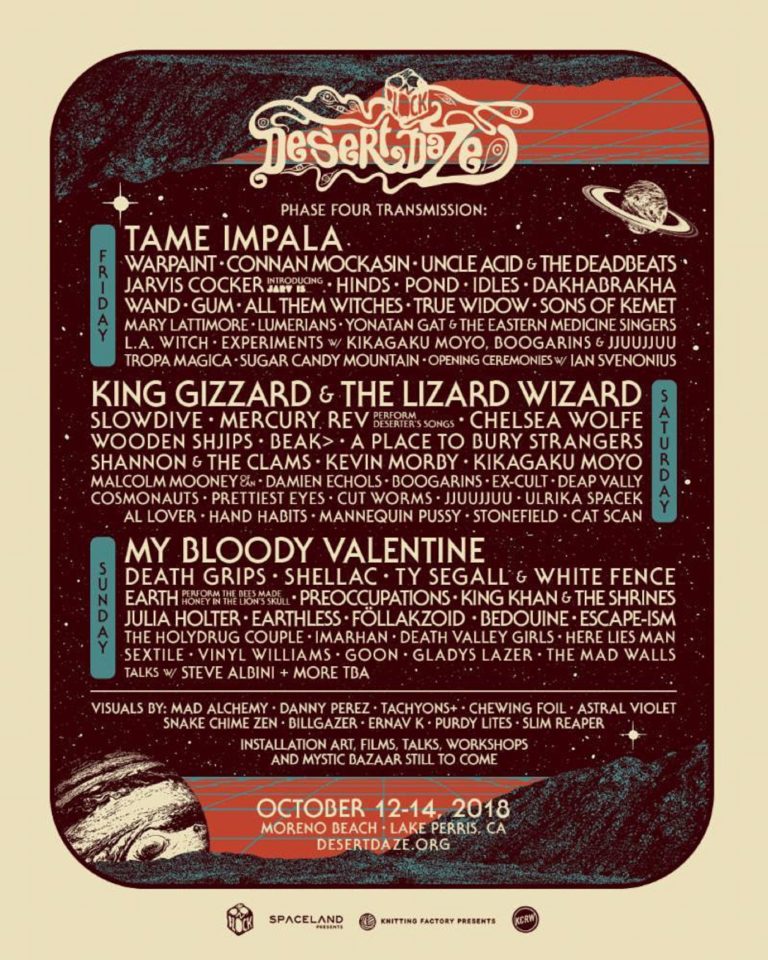 Desert Daze 2018 Reveals Phase Four Transmission