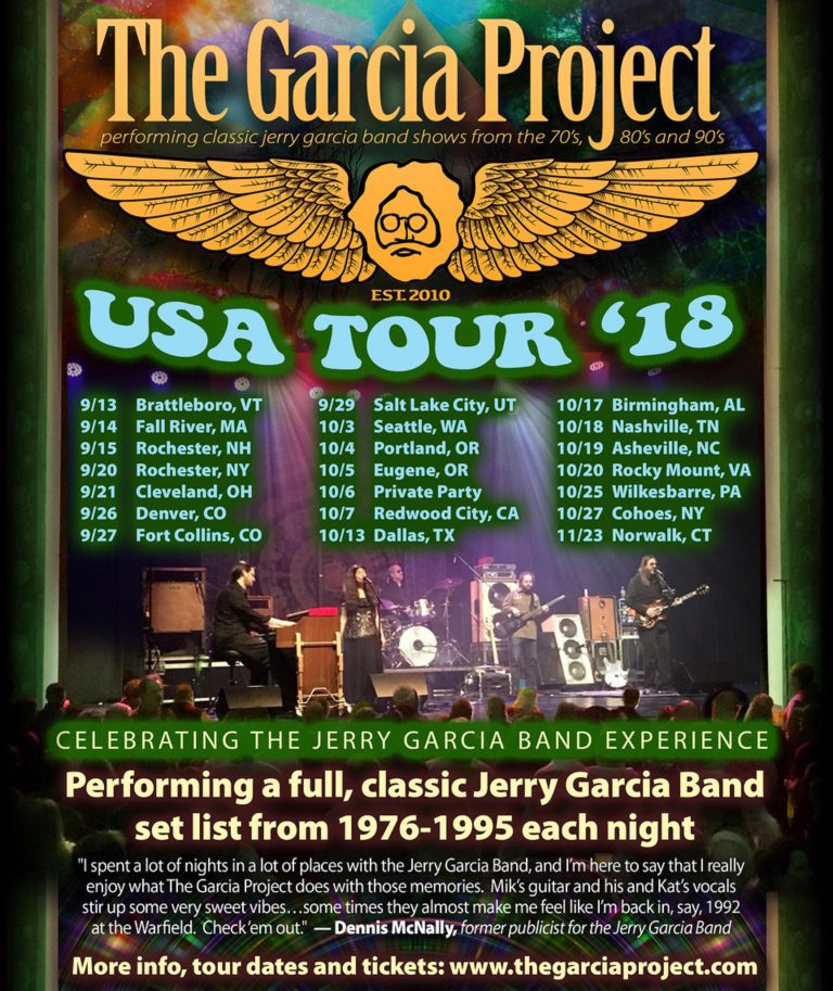 The Garcia Project announce first USA Tour