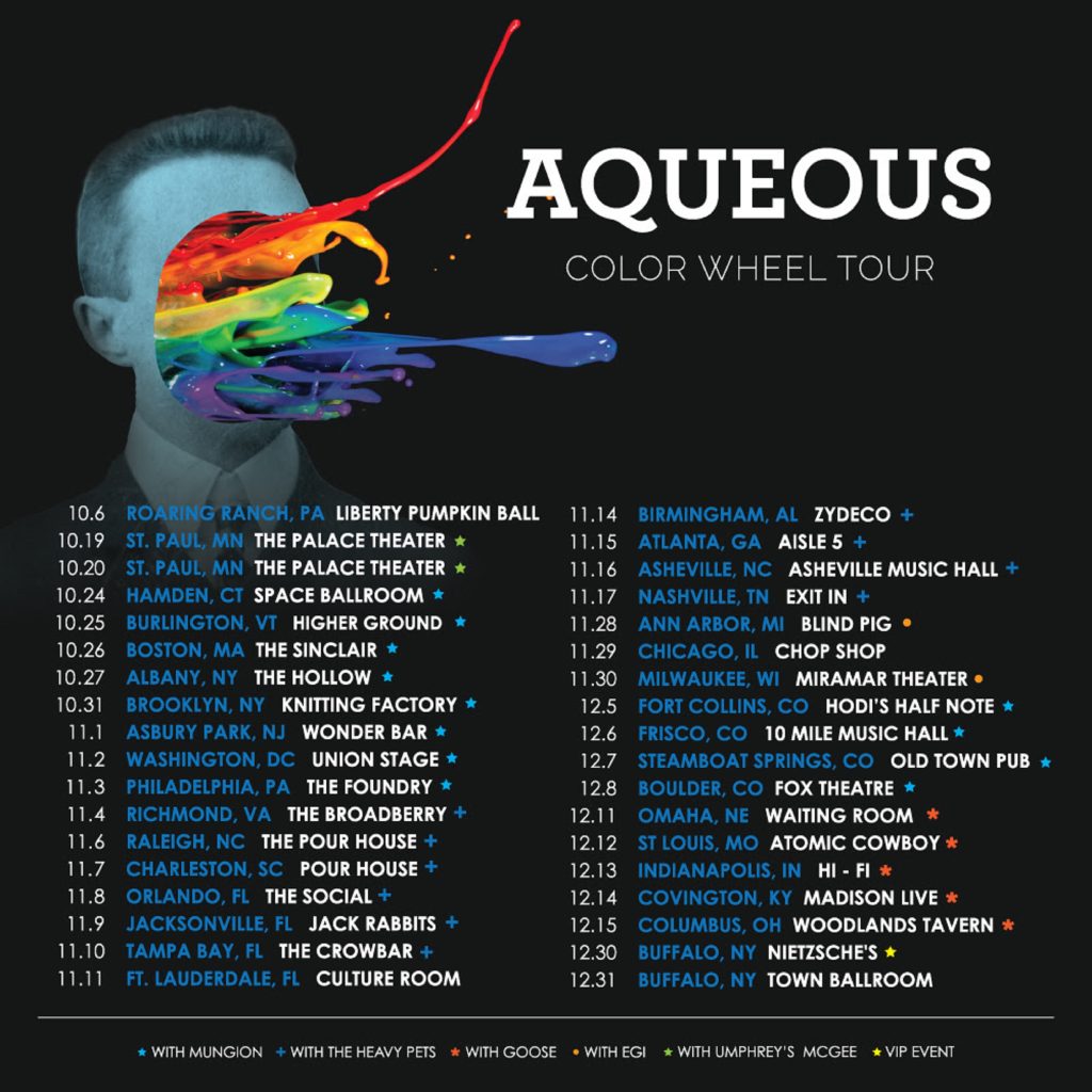 Aqueous Releases Eclectic Wave II of 'Color Wheel', Adds Tour Dates