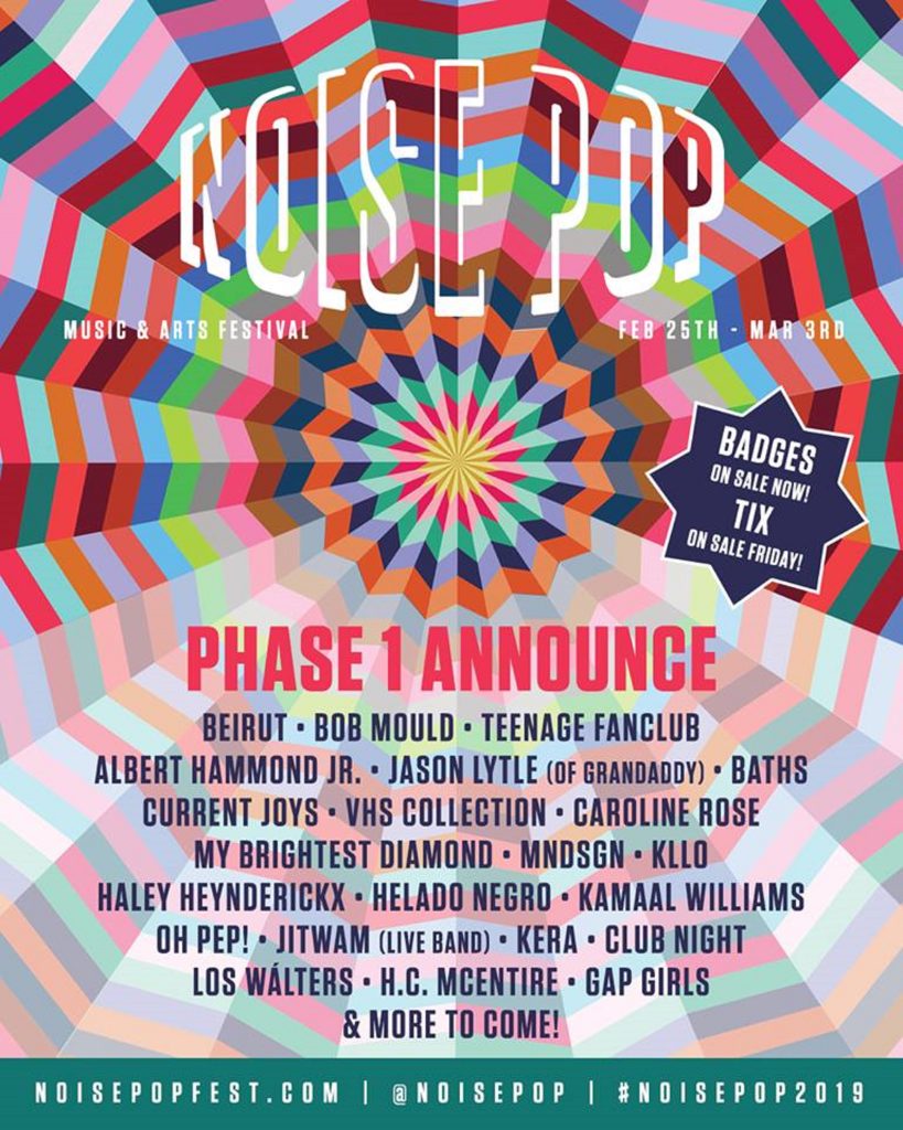 Noise Pop Fest 2019 Announces Initial Lineup