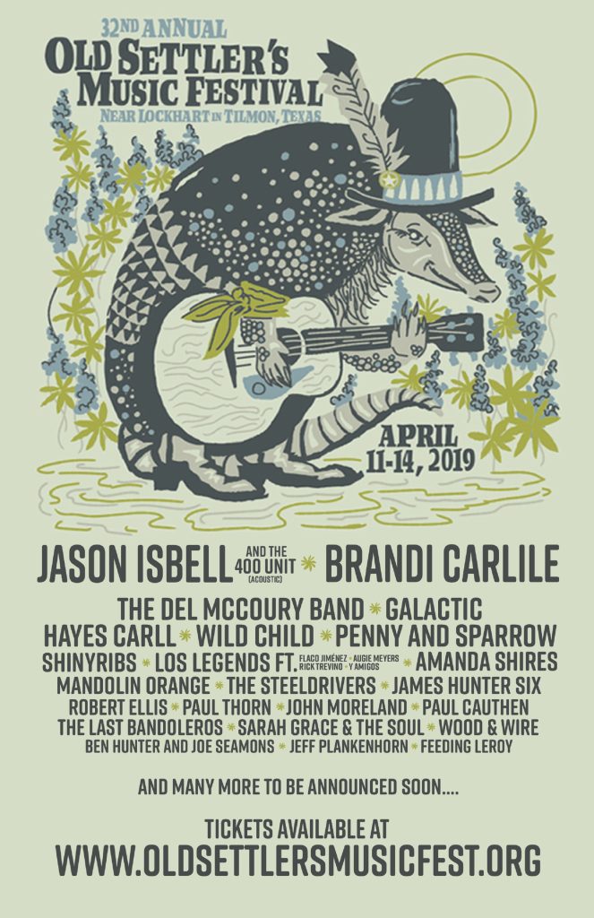 Jason Isbell And The 400 Unit And Brandi Carlile To Headline The 2019 Old Settler's Music Festival