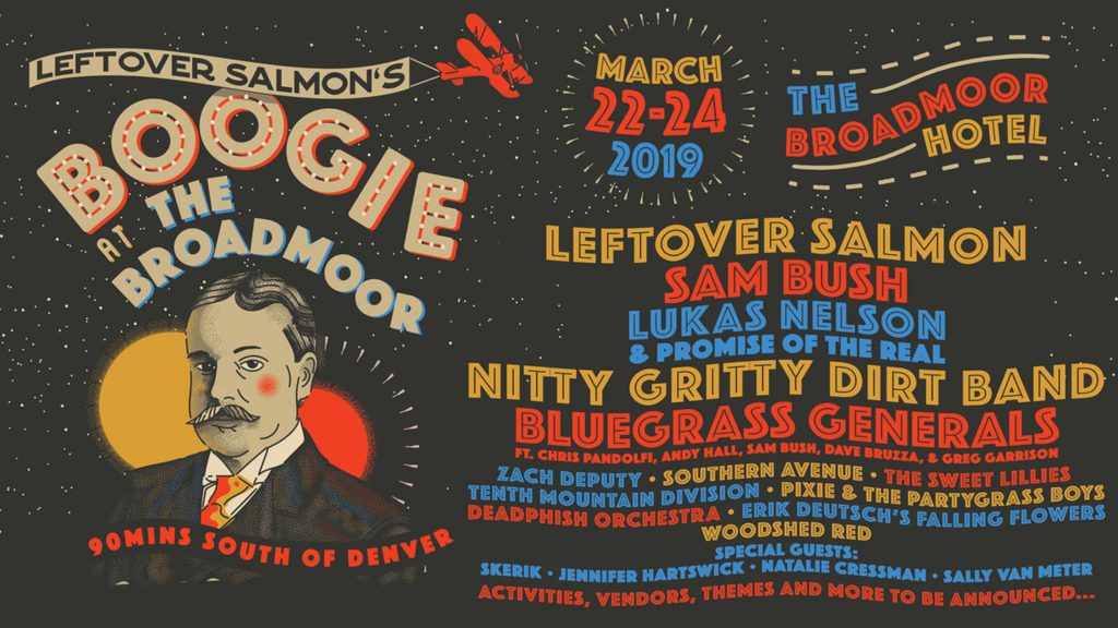 Sam Bush, Bluegrass Generals, Zach Deputy, and More Added to Leftover Salmon’s Boogie At The Broadmoor