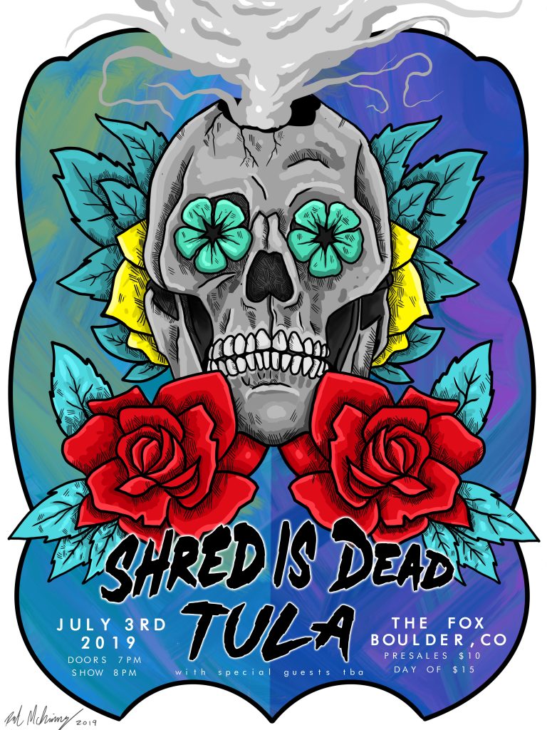 Shred Is Dead coming to Boulder on July 3rd
