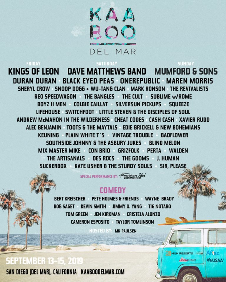 KAABOO Del Mar Announces 2019 Lineup