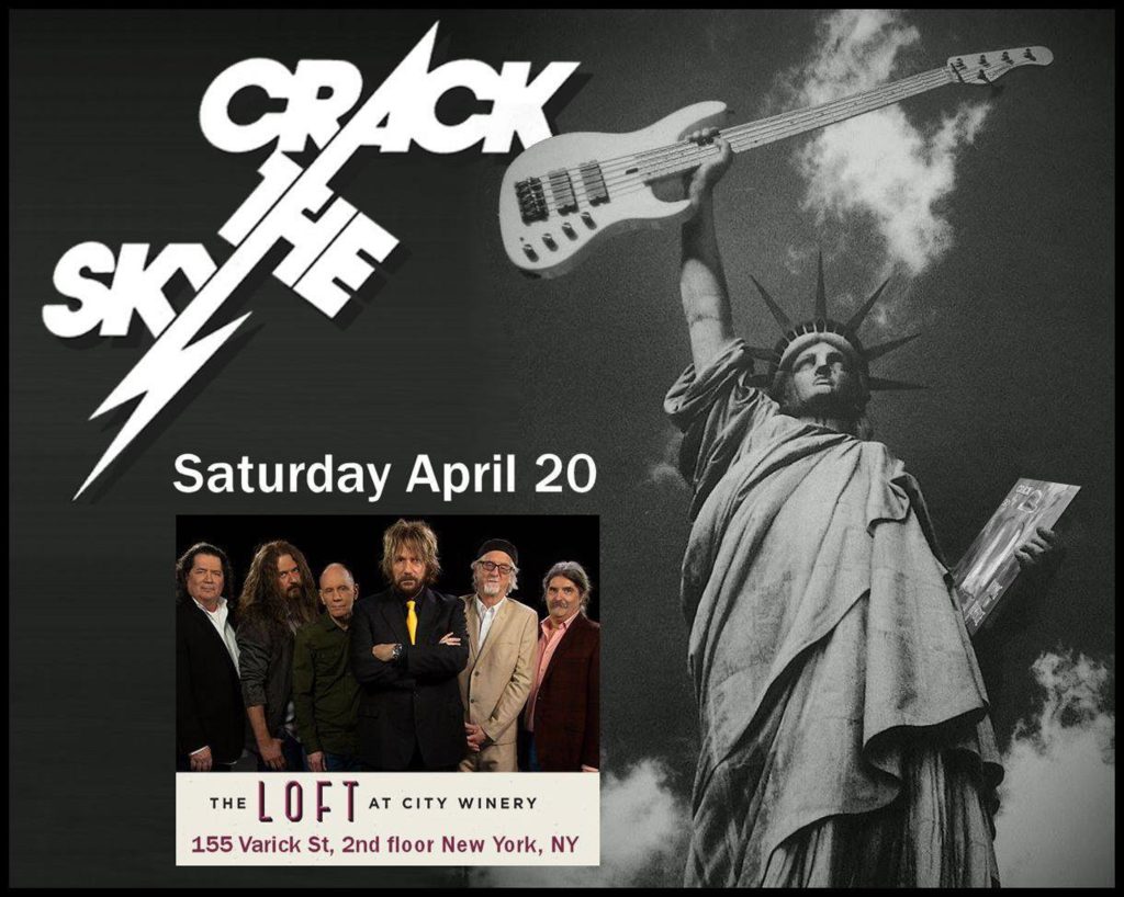 Crack The Sky to Play NYC on 4/20