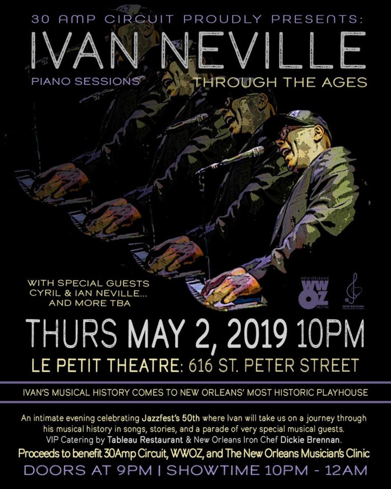 A Celebration of Ivan Neville at Le Petit Theatre