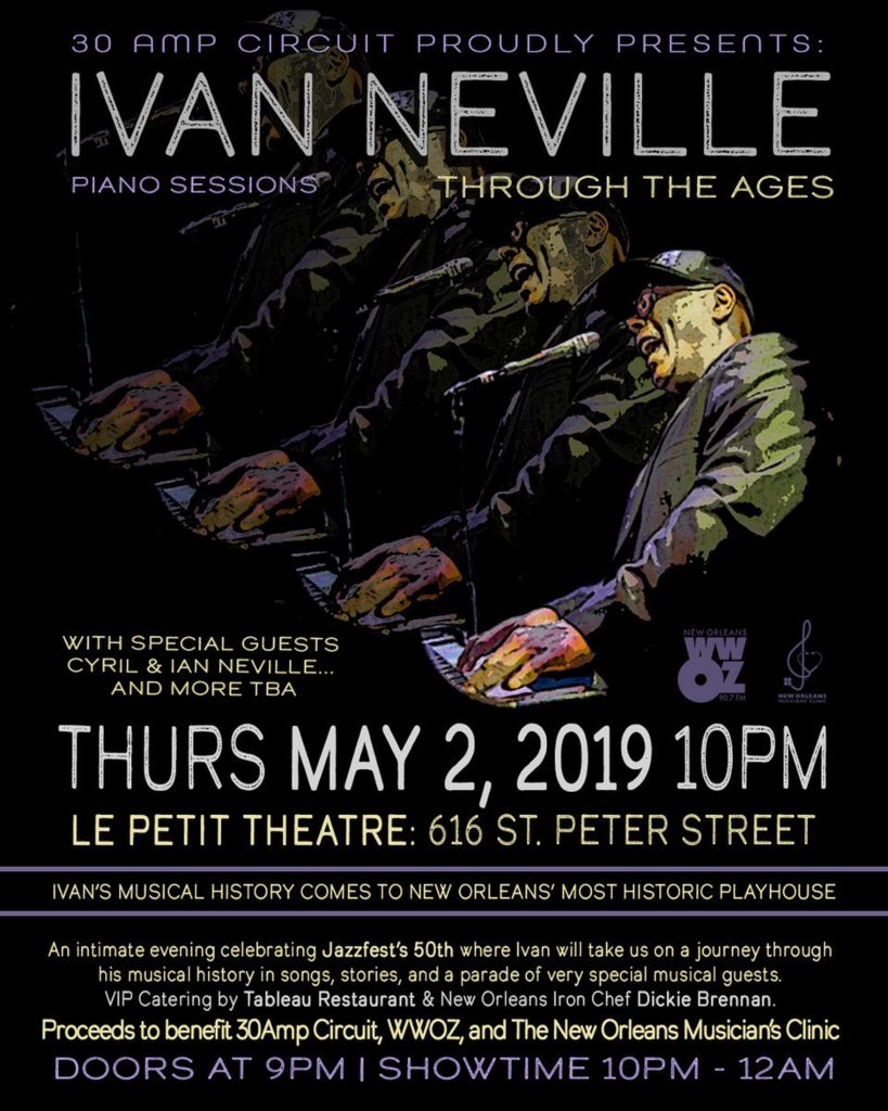 A Celebration of Ivan Neville at Le Petit Theatre