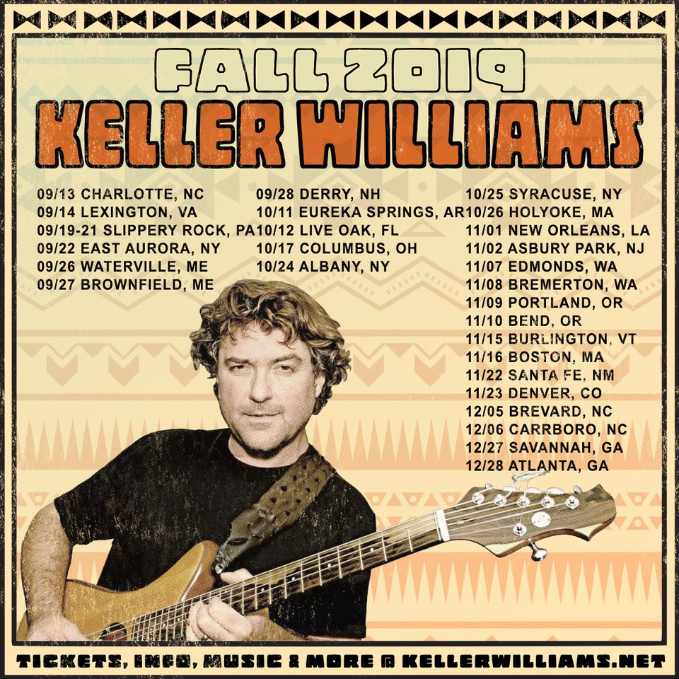 Keller Williams Announces Extensive 2019 Fall Tour