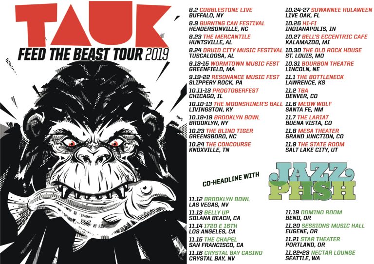 TAUK Announces "Feed The Beast" tour including dates with JAZZ IS PHSH