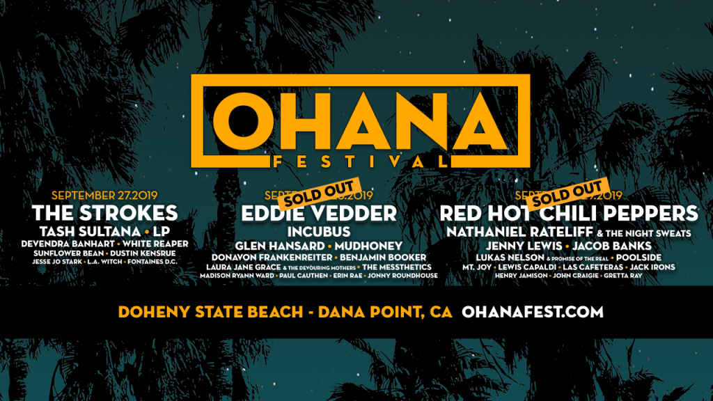 OHANA FESTIVAL: Set Times, Sponsors And On-Site Activations Announced