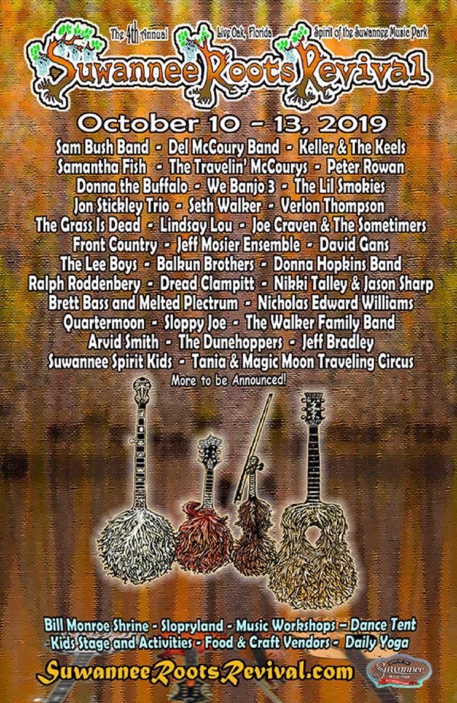 Suwannee Roots Revival Announces Bands-By-Day