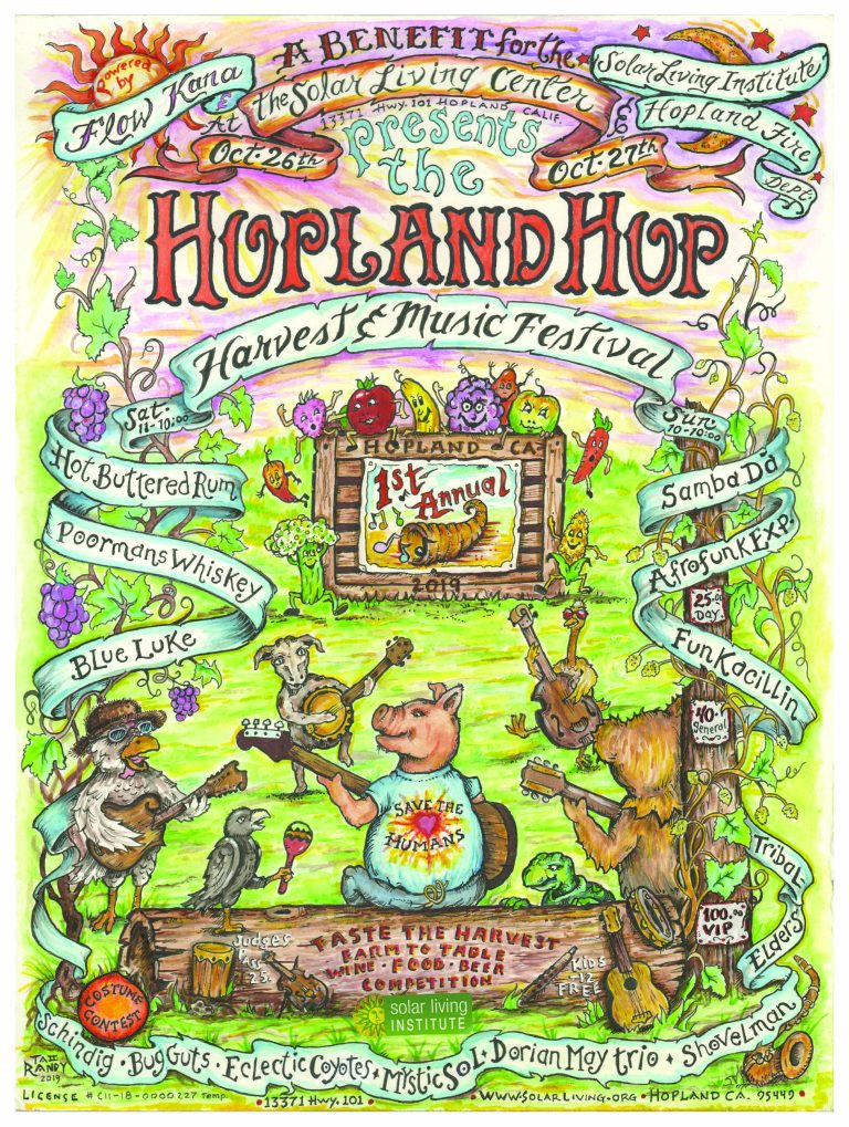 Announcing the The Hopland Hop – Harvest & Music Festival