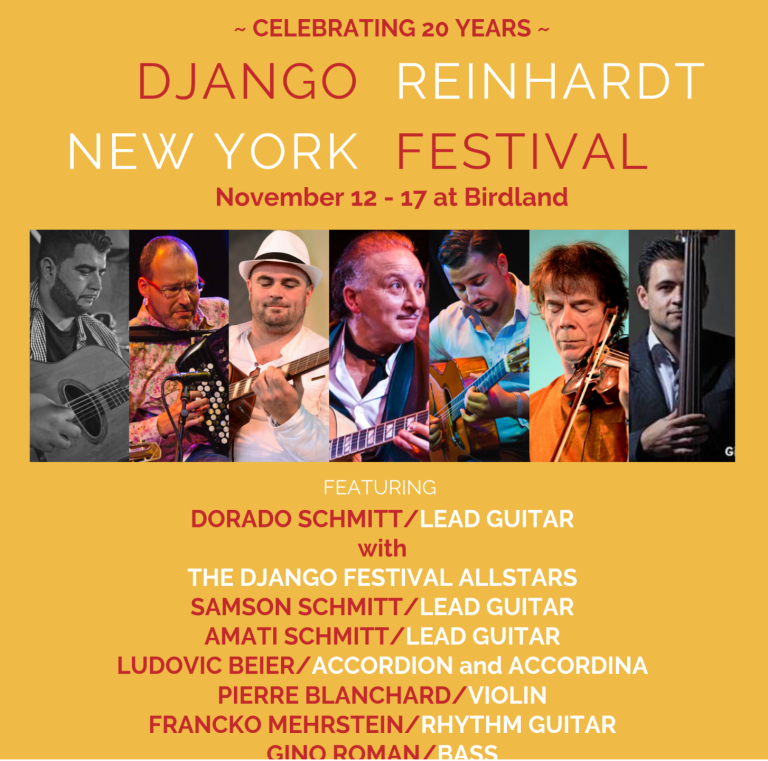 Django Reinhardt NY Festival Celebrates 20th Anniversary at Birdland Jazz Club