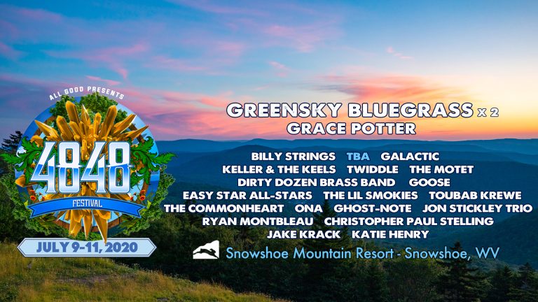 All Good Presents the 2nd Annual 4848 Festival at Snowshoe Mountain Resort, Snowshoe, WV July 9 – 11