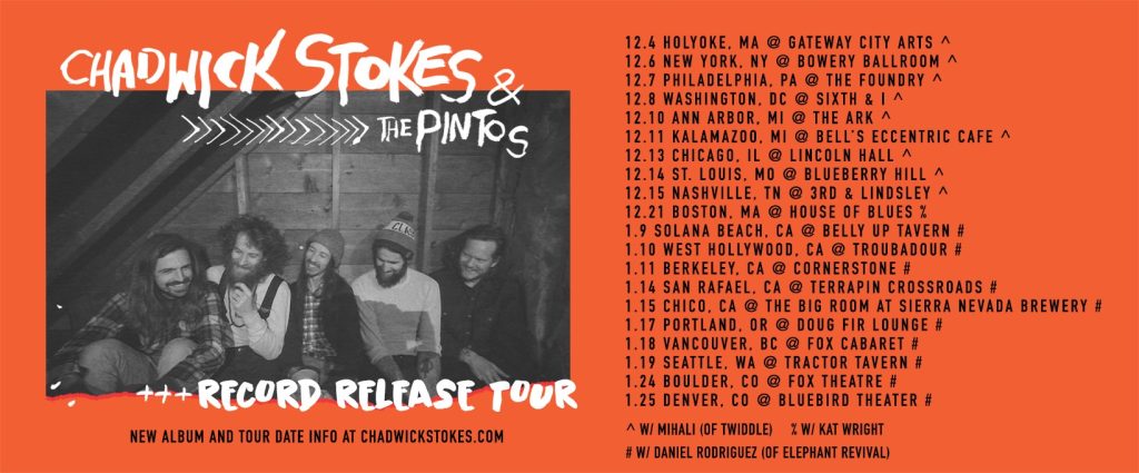 Chadwick Stokes & The Pintos Kick Off Winter Tour Today!