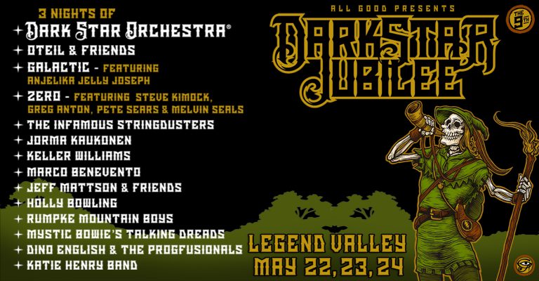 Dark Star Jubilee 2020 Lineup Announcement
