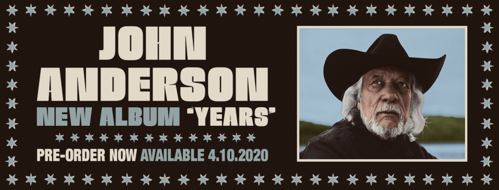 Country legend John Anderson returns with "Years" out April 10