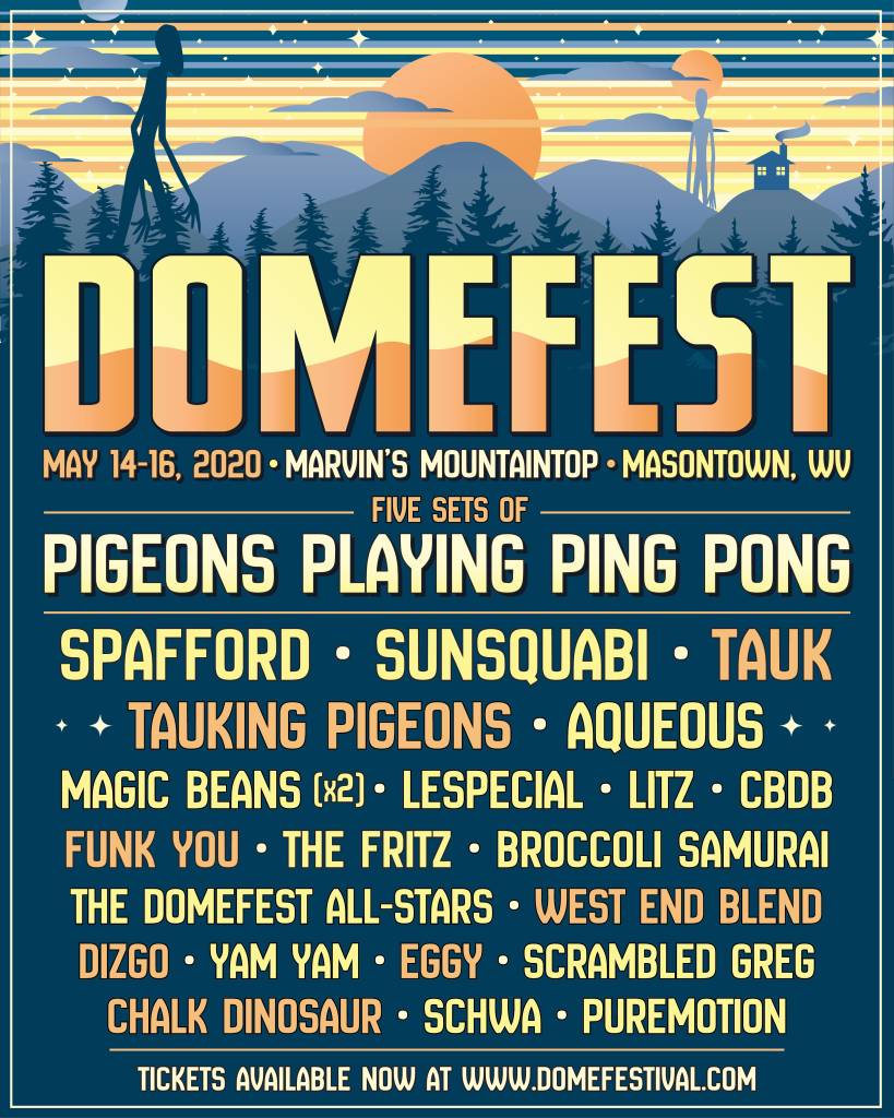 Domefest Shares Final 2020 Lineup Including Special "Tauking Pigeons" Collaborative Set