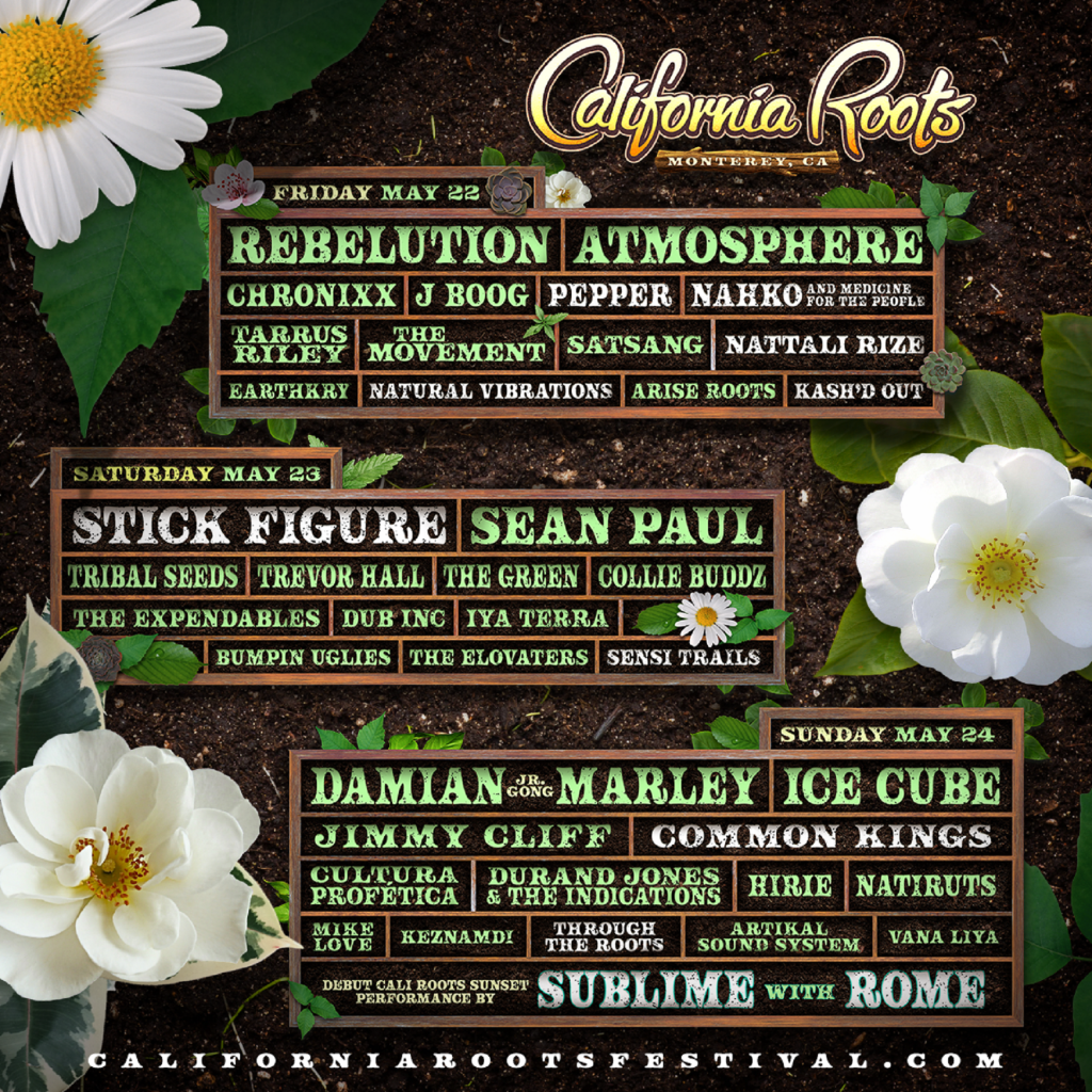 The 11th Annual California Roots Music and Arts Festival Announce Third Round Of Artists!