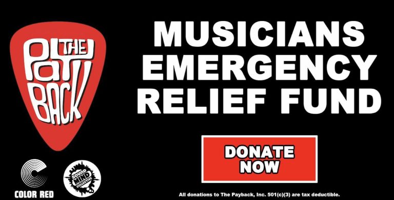 Eddie Roberts' Payback, Color Red & The Sound Mind Collective partner to launch Musicians' Relief Fund