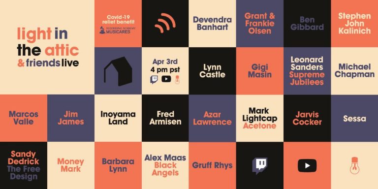 Light In The Attic presents live charity concert to support MusiCares’ COVID-19 Relief Fund
