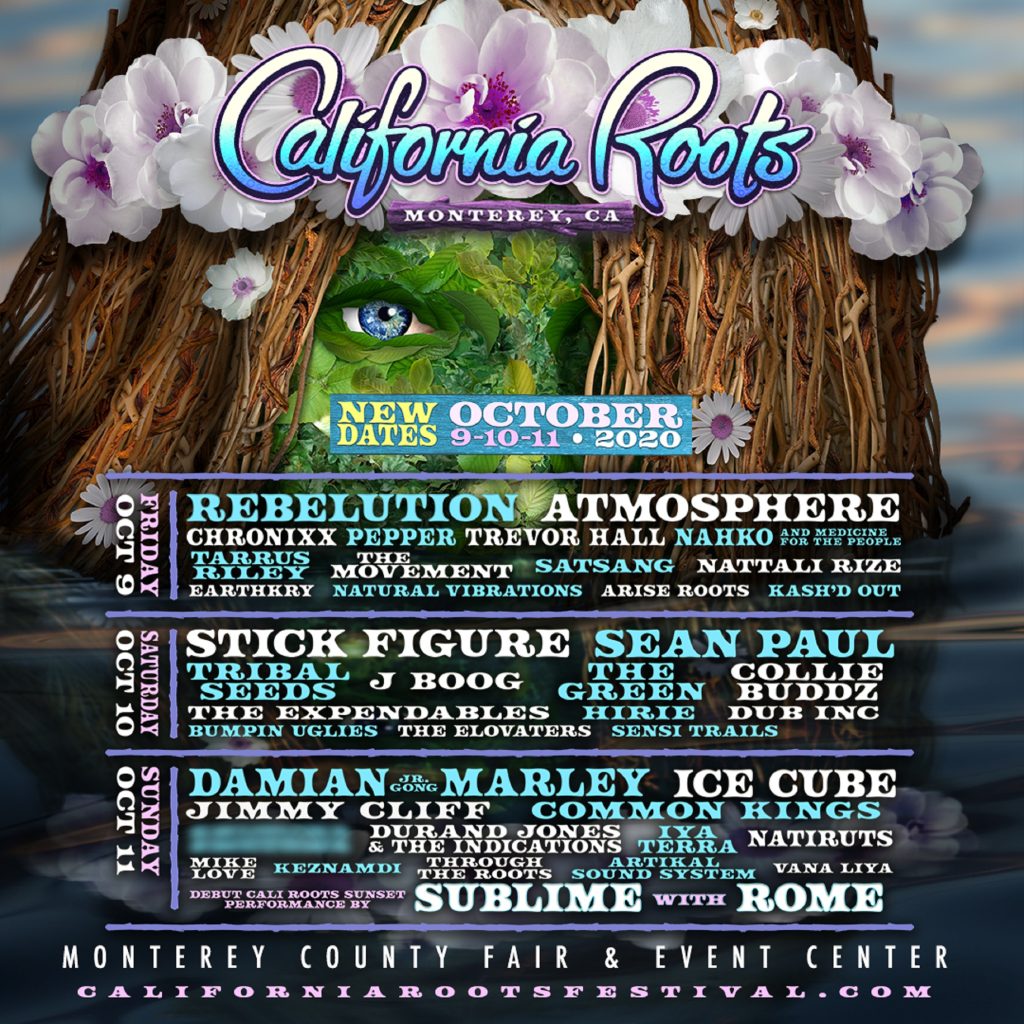 CALIFORNIA ROOTS MUSIC AND ARTS FESTIVAL ANNOUNCE NEW DATES OCTOBER 9–11, 2020
