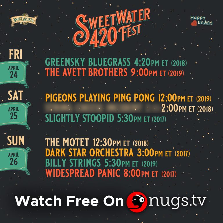420 Fest – Stream in Place, Replaces Festival This Weekend