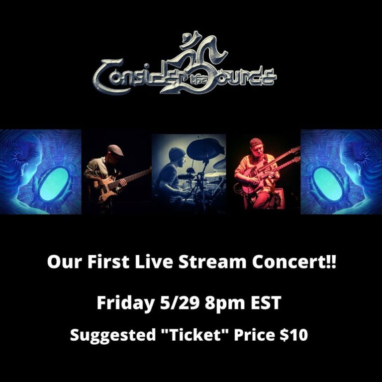 Consider the Source announce 1st quarantine LIVE STREAM on May 29