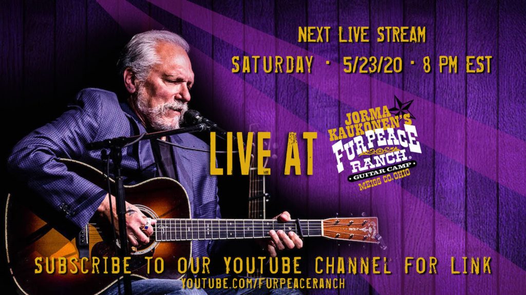 Jorma Kaukonen's 8th FREE Livestream Quarantine Concert