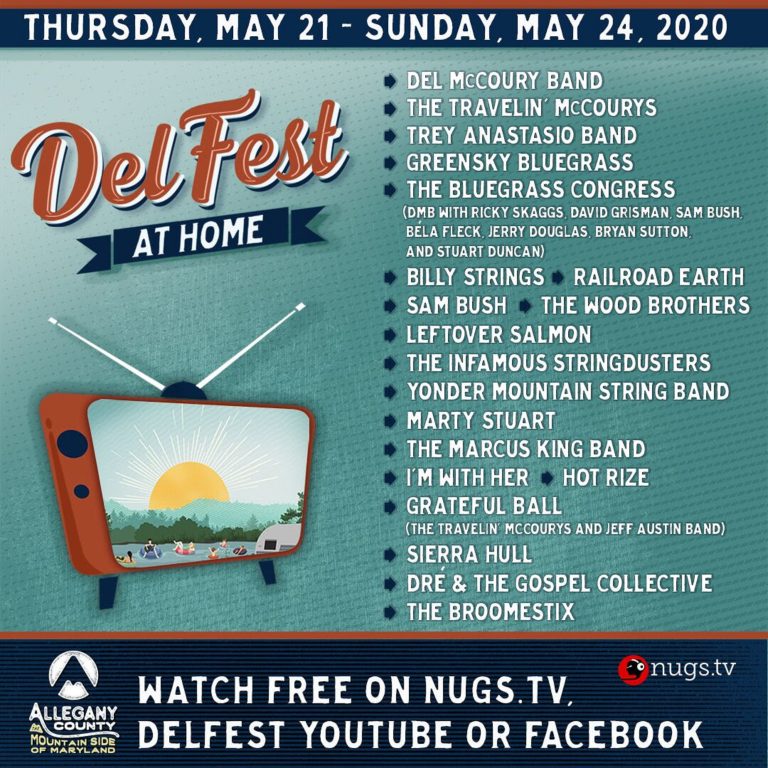 DelFest At Home! Free Virtual Festival For Memorial Day Weekend 2020
