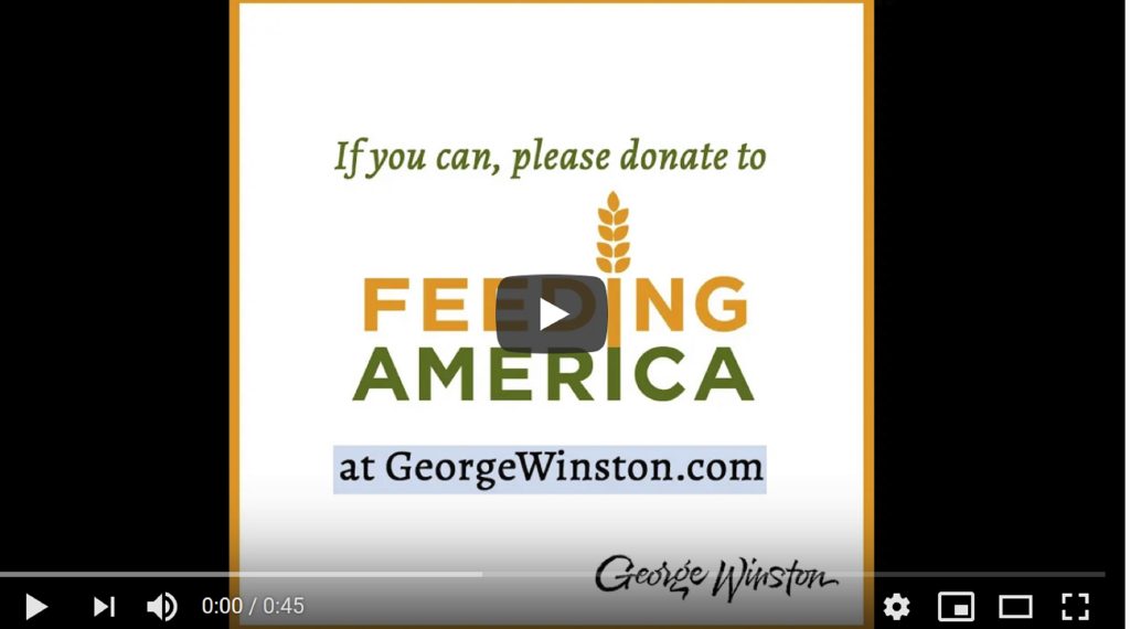 George Winston Releases Video Tribute to George Floyd