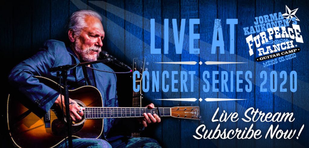 Jorma Kaukonen's 10th Free Live Stream rings clear and clean!