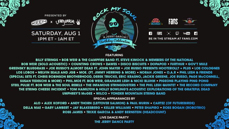 Rock My Soul Lineup Announced – Norah Jones, Los Lobos, Wilco, Counting Crows, Phil Lesh, Bob Weir, Joe Russo's Almost Dead ft. John Mayer + More