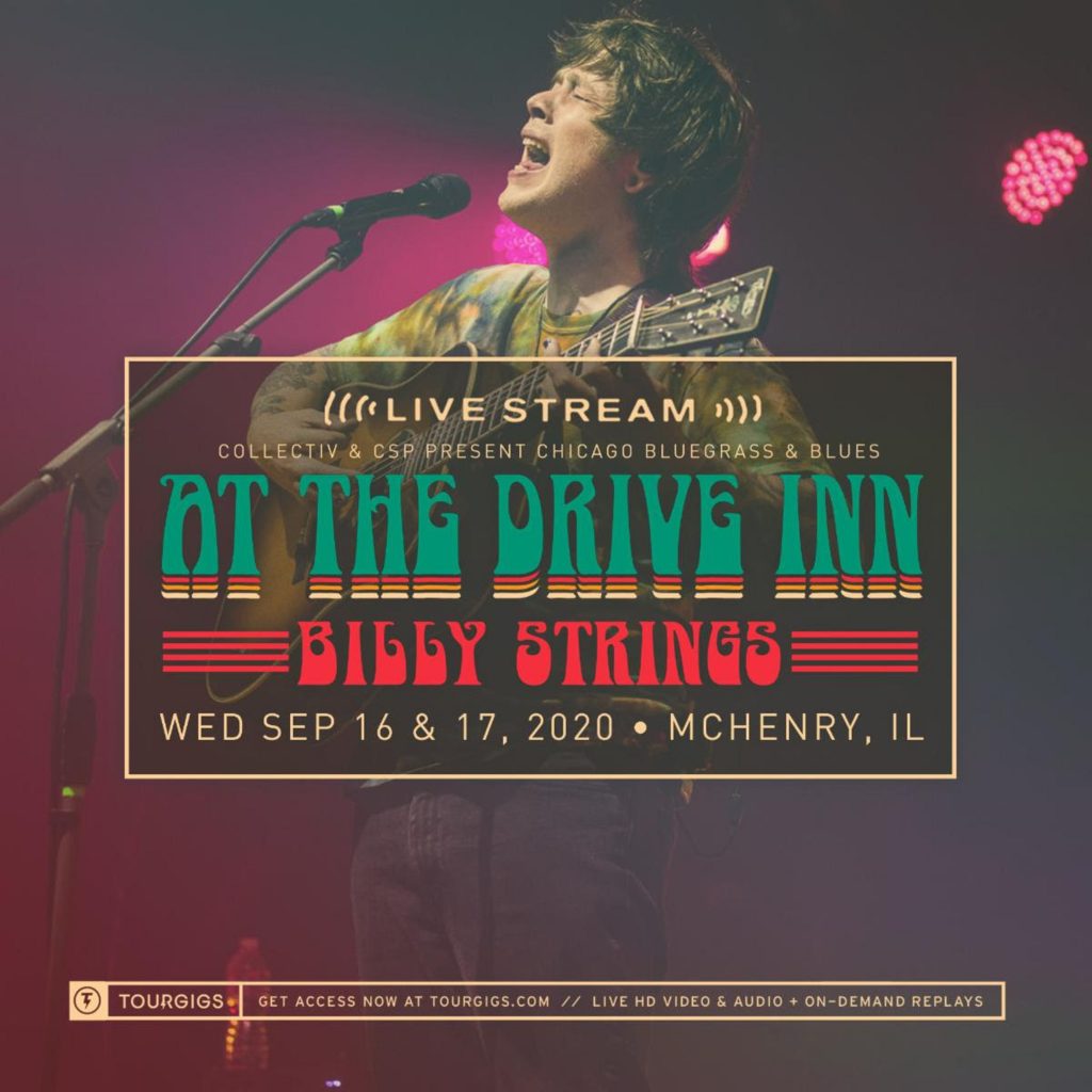 Billy Strings announces livestream ticket options for 'Meet Me At The Drive In Tour'