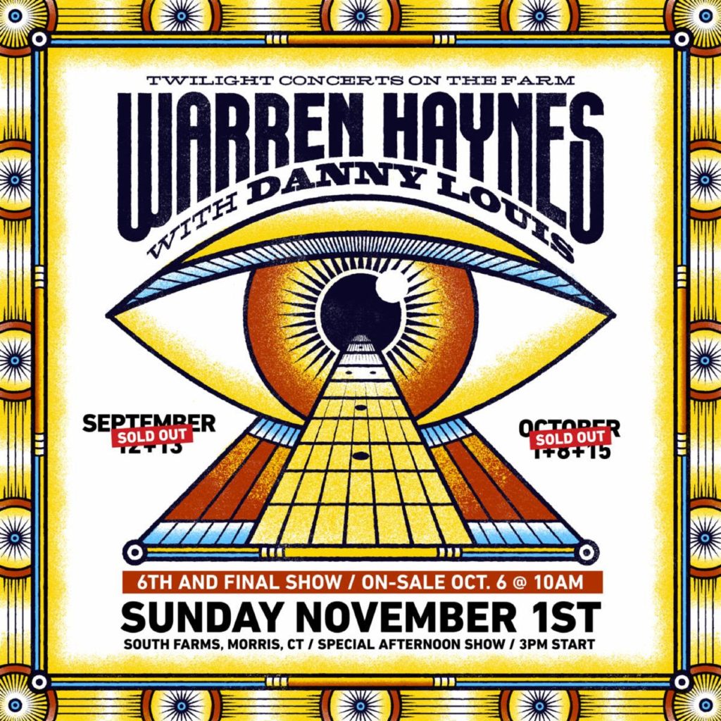 Warren Haynes Announces Sixth and Final Socially Distanced Show Due To Overwhelming Demand