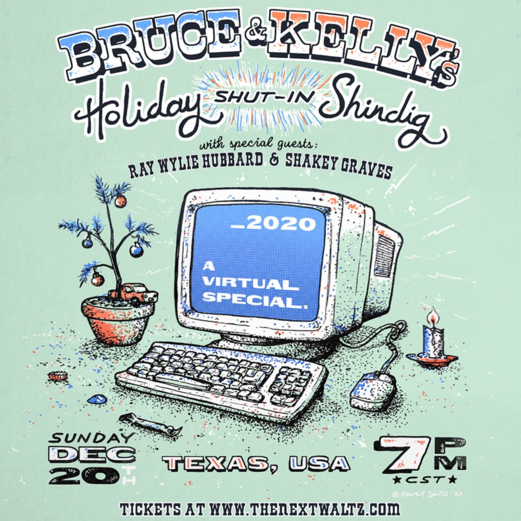 BRUCE ROBISON & KELLY WILLIS HOLIDAY SHINDIG SET FOR SUNDAY, DECEMBER 20