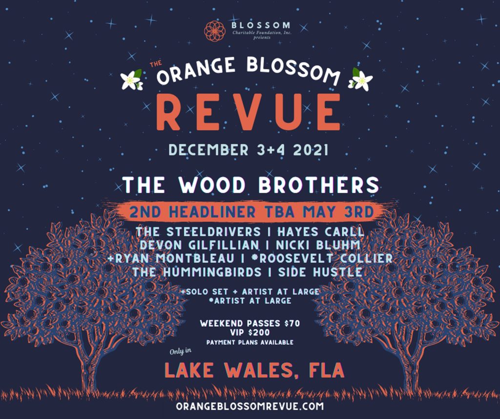 ORANGE BLOSSOM REVUE ANNOUNCES 2021 LINEUP