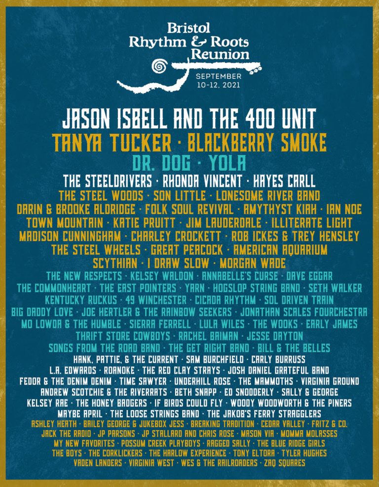 Bristol Rhythm & Roots Reunion Announces Full 2021 Lineup
