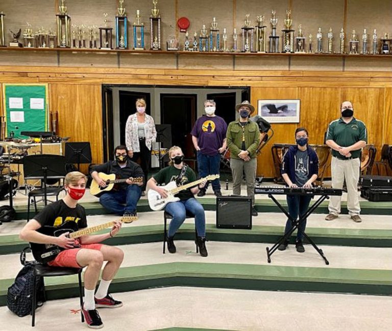 The Neal Casal Music Foundation Donates Instruments To Morris Knolls High School