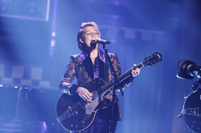 Brandi Carlile debuts new single "Right On Time" on "The Tonight Show Starring Jimmy Fallon"