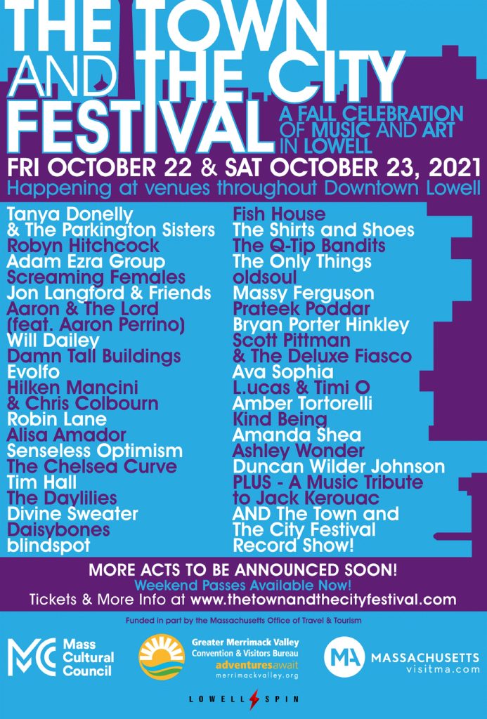 The Town And The City Festival in Lowell, MA adds more than a dozen artists to 2021 lineup