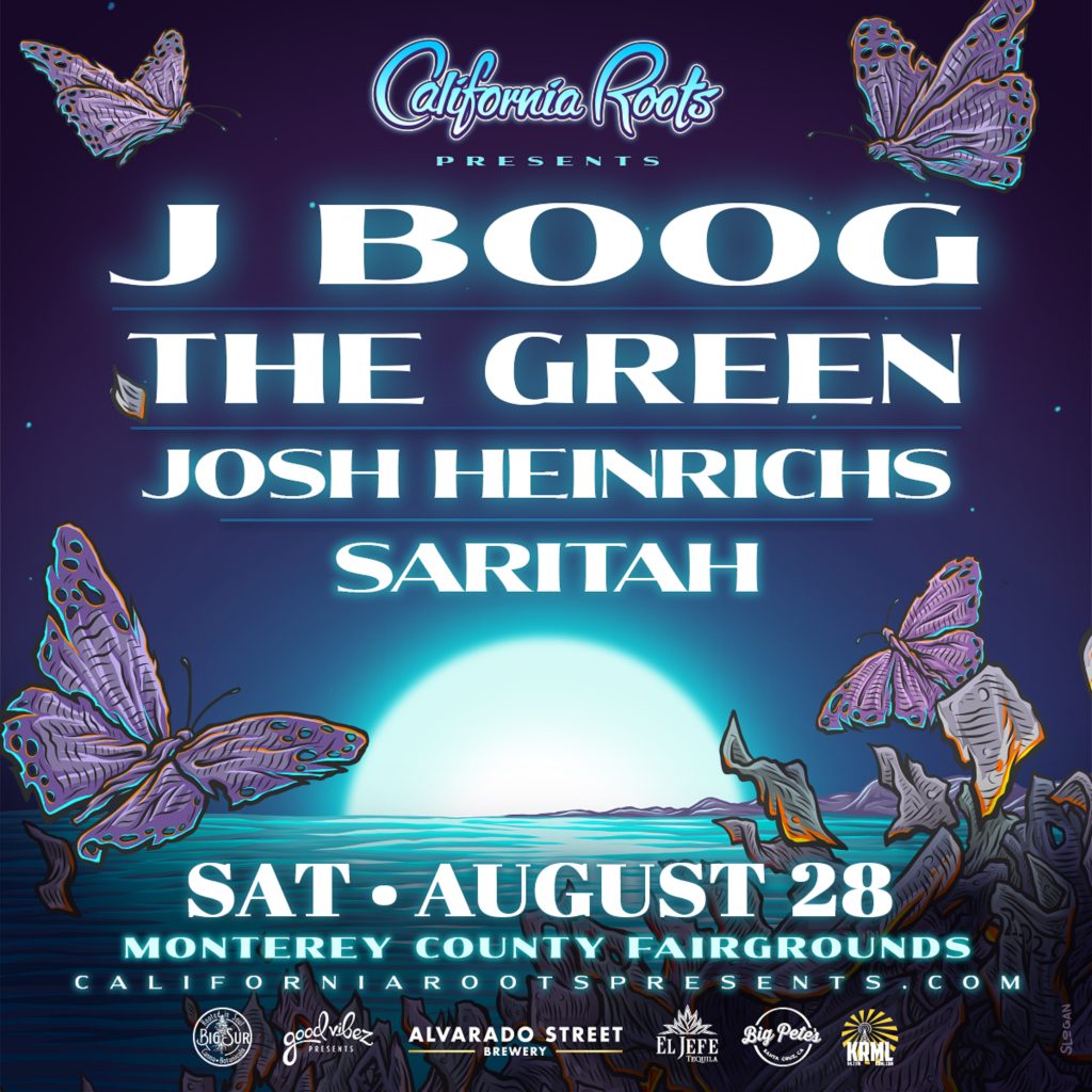 The Green Joins Cali Roots Monterey August 28th