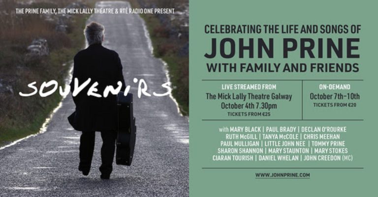“Souvenirs: Celebrating the Life and Songs of John Prine with Family and Friends” livestream on October 4