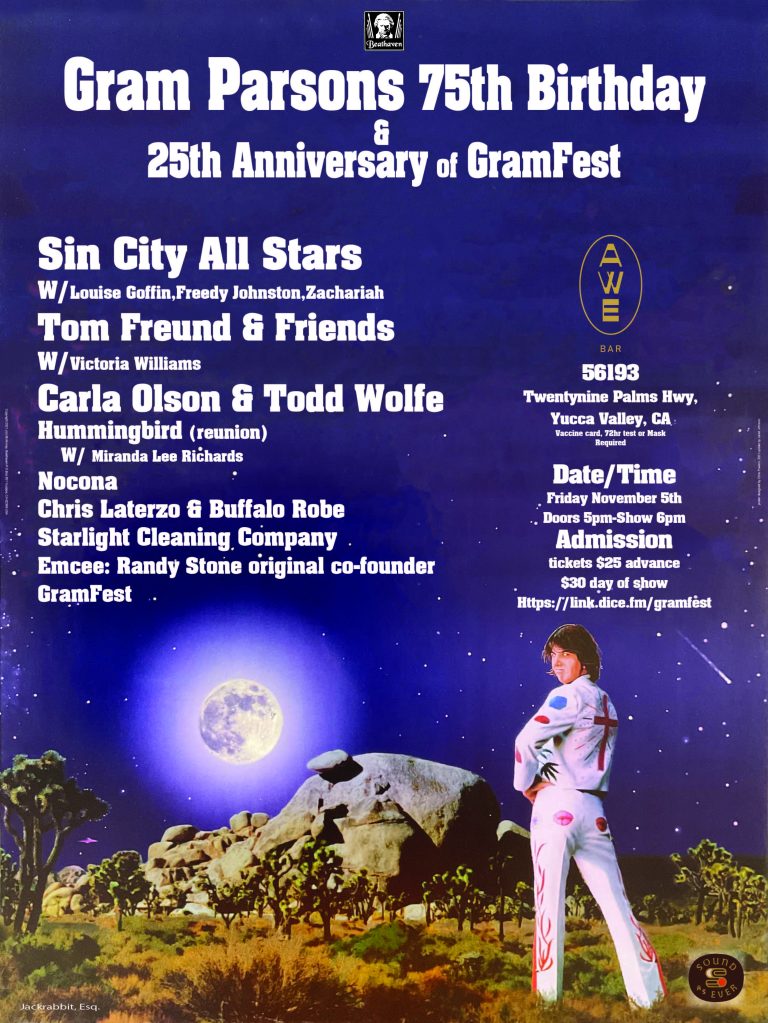 Head to the High Desert For Gram Parsons 75th Birthday