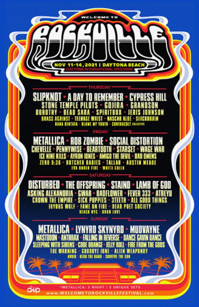 Welcome To Rockville Announces Set Times